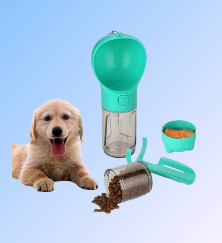 PortaPaws™ | Bouteille d'Eau Portable 3 en 1 pour Gros Chiens