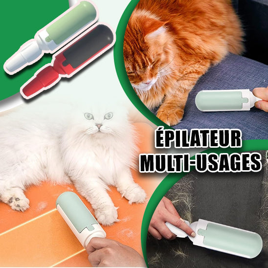 PurrClean Tech™ | - Rouleaux Anti-Peluches 3-en-1 pour Animaux de Compagnie