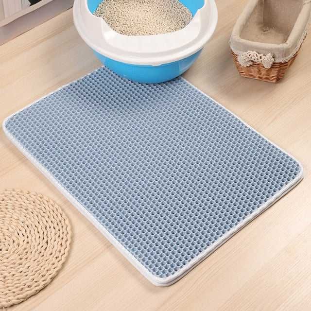 EasyClean | Tapis pour Litière de Chat à Double Couche