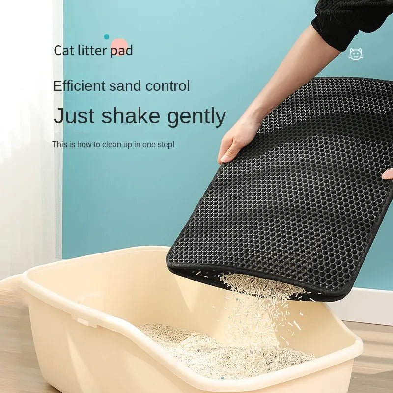 EasyClean | Tapis pour Litière de Chat à Double Couche